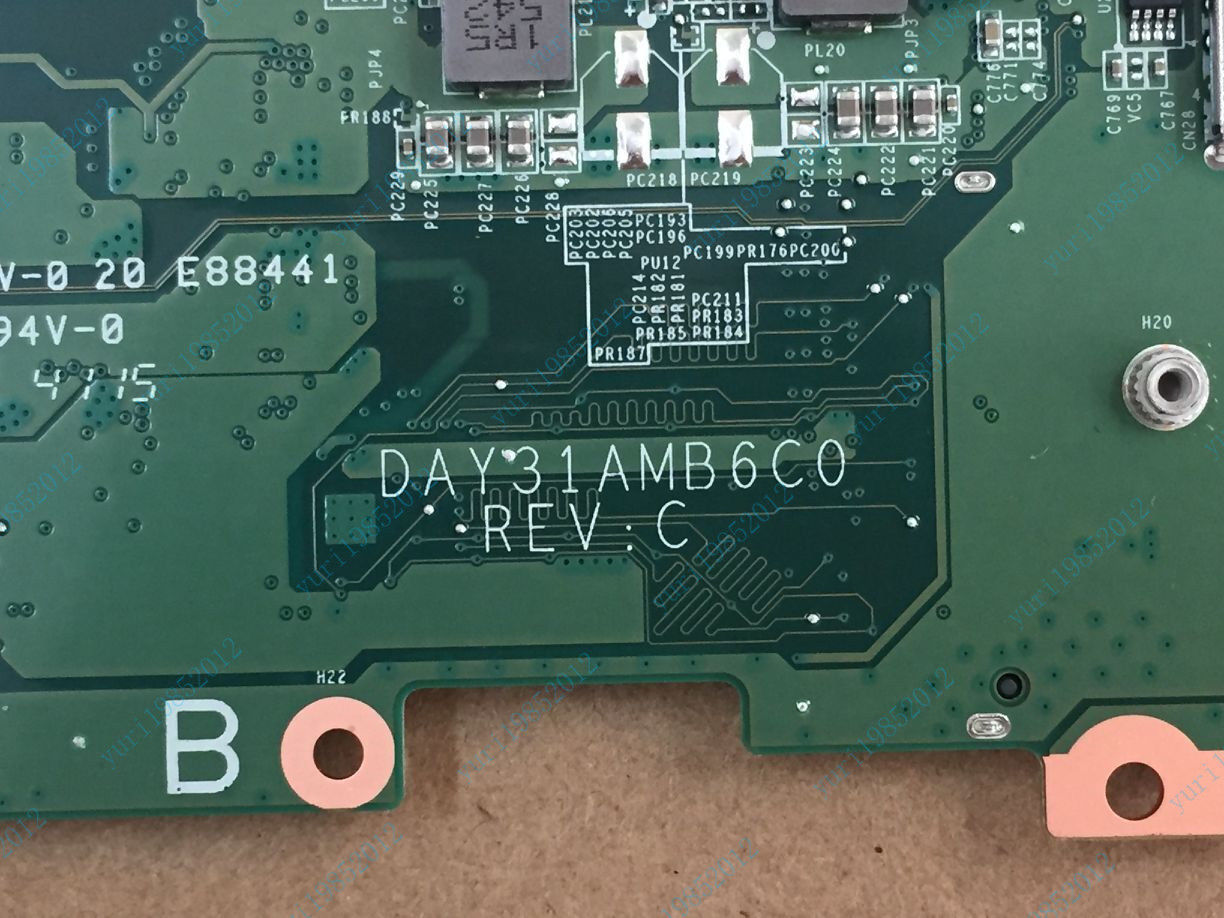 HP ENVY17-K DAY31AMB6C0 Motherboard w/ I7-5500U Intel Proces